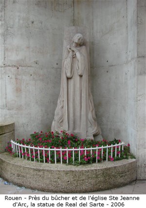 statue de Jeanne d'Arc Rouen